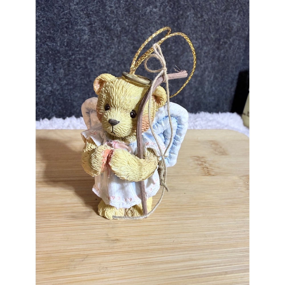 1992 Cherished Teddies Angel Bear Ornament Priscilla Hillman 2.5 Inch Vintage
